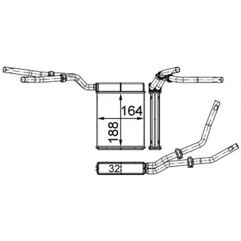 Système de chauffage MAHLE AH 199 000S