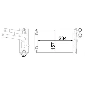 Système de chauffage MAHLE AH 212 000S