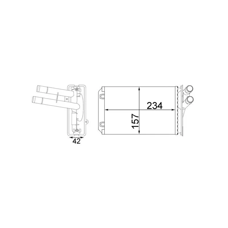 Système de chauffage MAHLE AH 212 000S