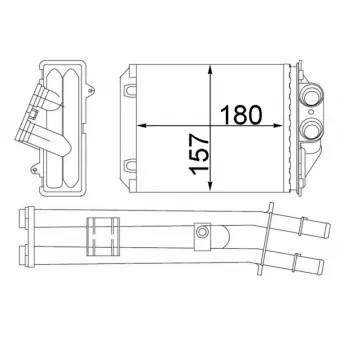 Système de chauffage MAHLE AH 213 000S