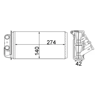 Système de chauffage MAHLE AH 215 000S