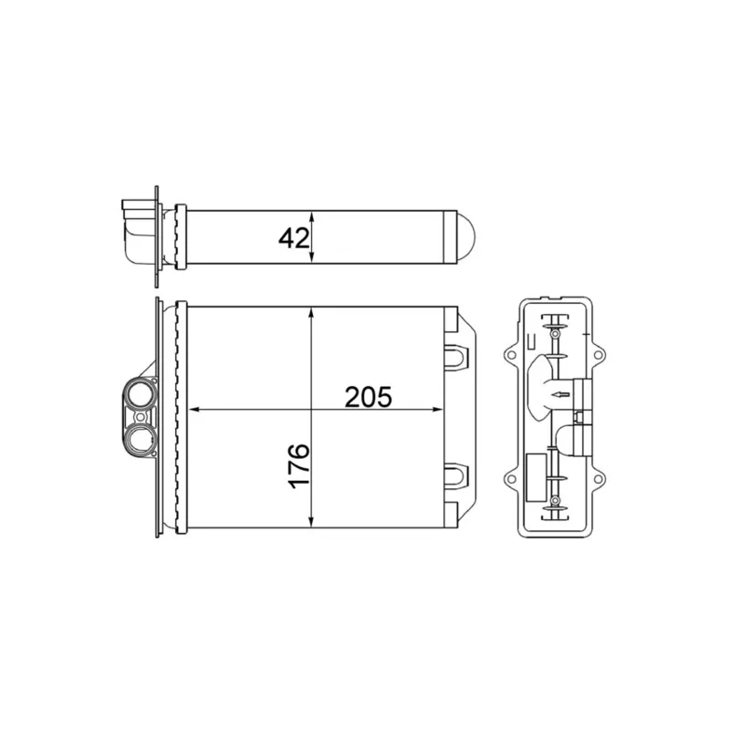 Système de chauffage MAHLE AH 216 000S