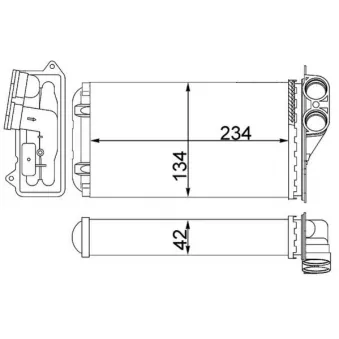 Système de chauffage MAHLE AH 218 000S