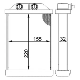 Système de chauffage MAHLE AH 220 000S