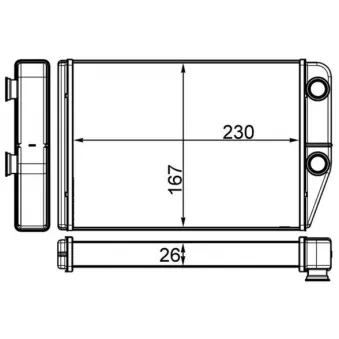 Système de chauffage MAHLE AH 225 000S