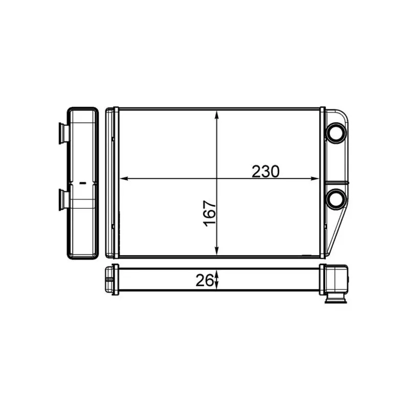 Système de chauffage MAHLE AH 225 000S