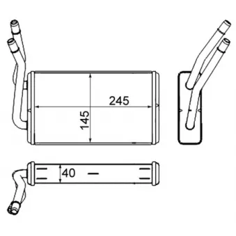 Système de chauffage MAHLE AH 229 000S