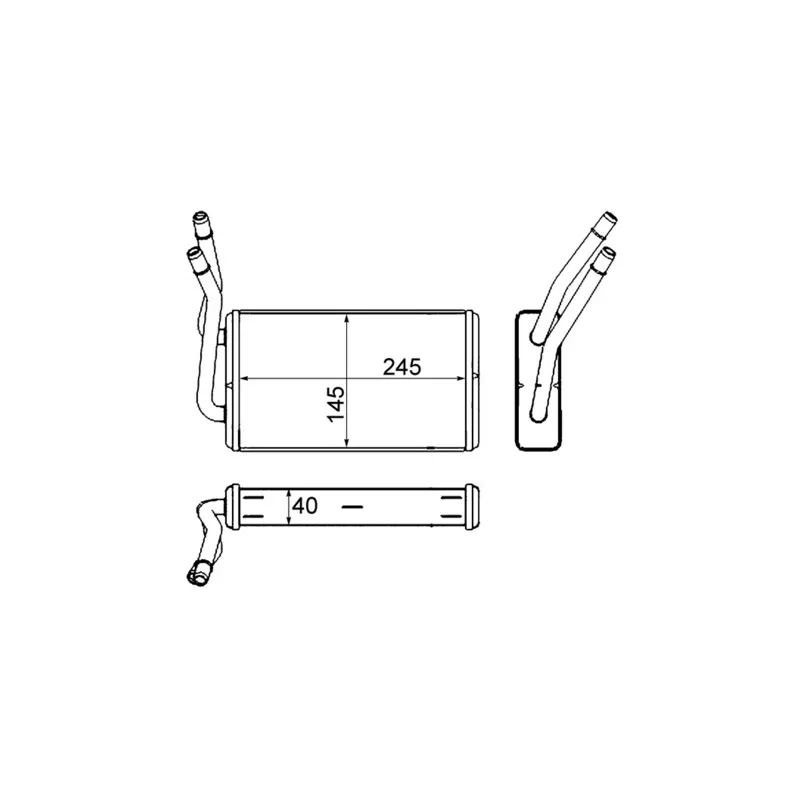 Système de chauffage MAHLE AH 229 000S