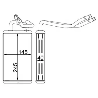 Système de chauffage MAHLE AH 230 000S