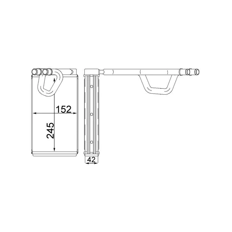 Système de chauffage MAHLE AH 231 000S