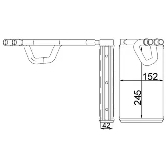 Système de chauffage MAHLE AH 232 000S