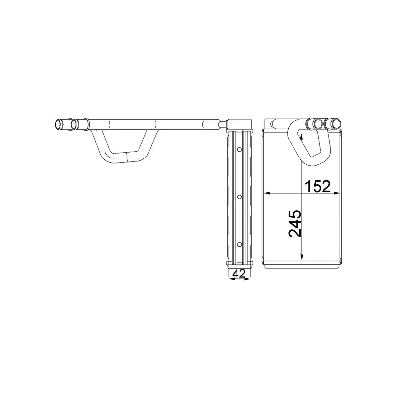 Système de chauffage MAHLE AH 232 000S