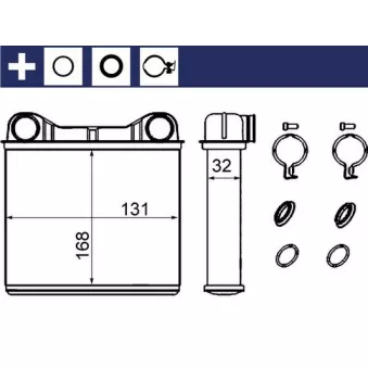 Système de chauffage MAHLE AH 238 000S