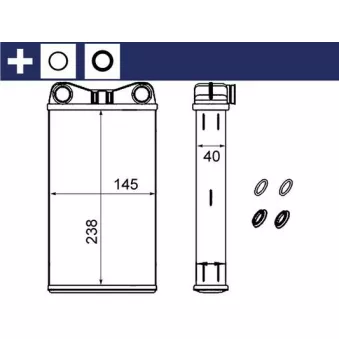 Système de chauffage MAHLE AH 239 000S