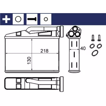 Système de chauffage MAHLE AH 240 000S