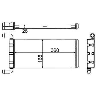 Système de chauffage MAHLE AH 241 000S