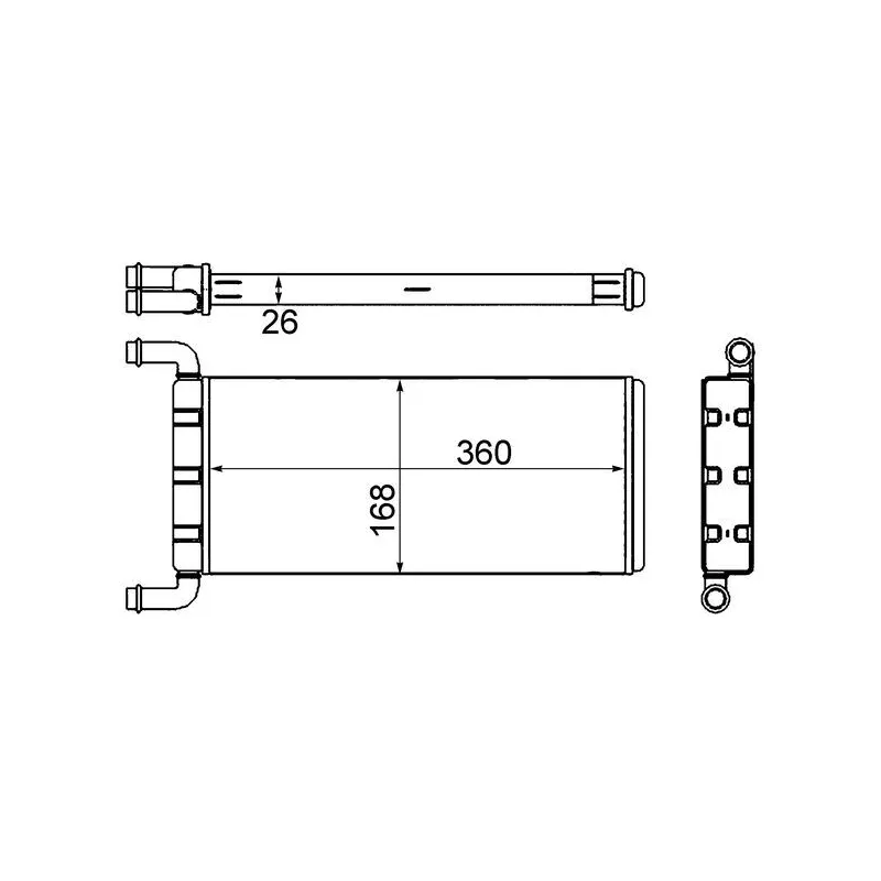 Système de chauffage MAHLE AH 241 000S