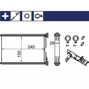 Système de chauffage MAHLE AH 242 000S