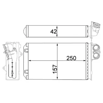 Système de chauffage MAHLE AH 244 000S