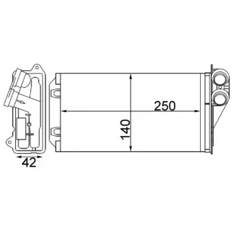 Système de chauffage MAHLE AH 245 000S