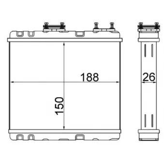 Système de chauffage MAHLE AH 247 000S