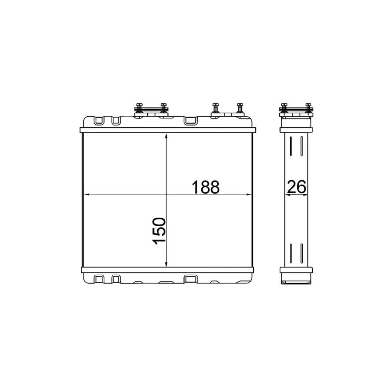 Système de chauffage MAHLE AH 247 000S