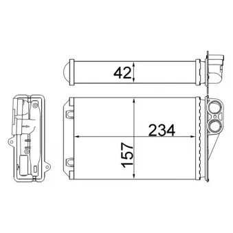 Système de chauffage MAHLE AH 248 000S