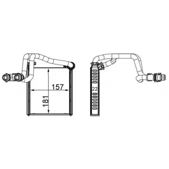 Système de chauffage MAHLE AH 252 000S