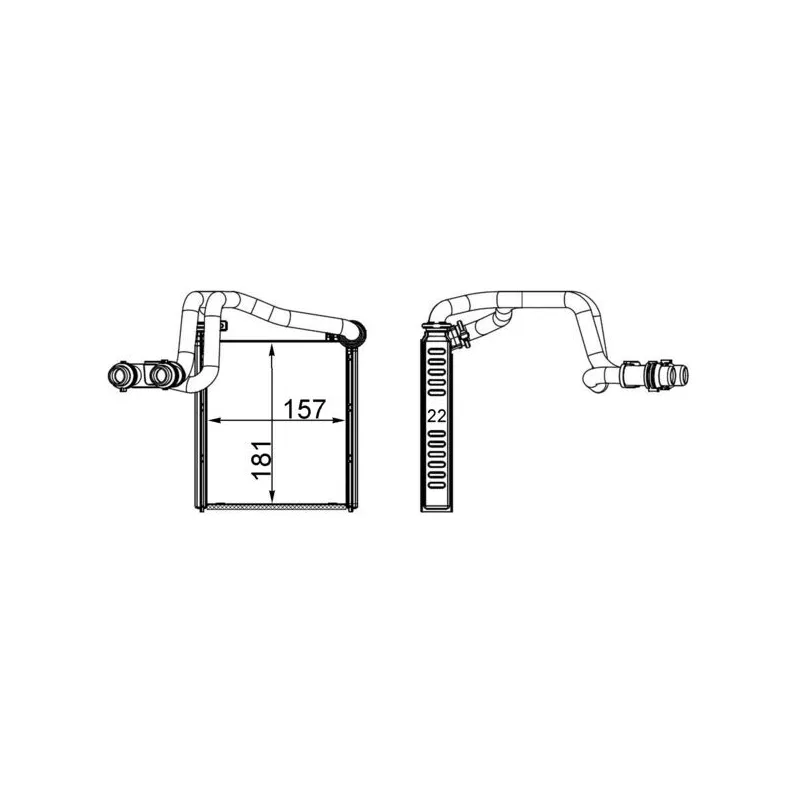 Système de chauffage MAHLE AH 252 000S