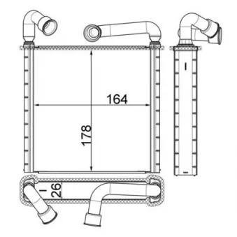 Système de chauffage MAHLE AH 253 000S