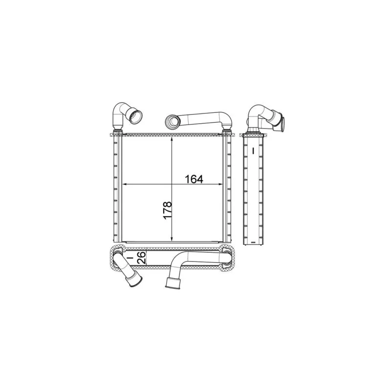 Système de chauffage MAHLE AH 253 000S