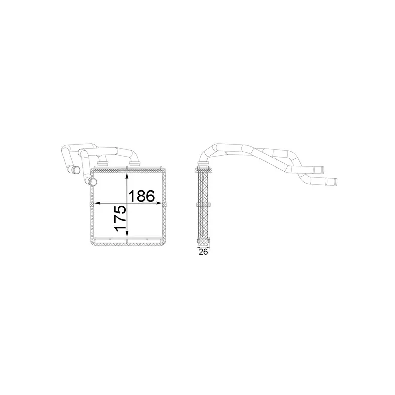 Système de chauffage MAHLE AH 254 000S