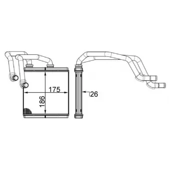 Système de chauffage MAHLE AH 255 000S
