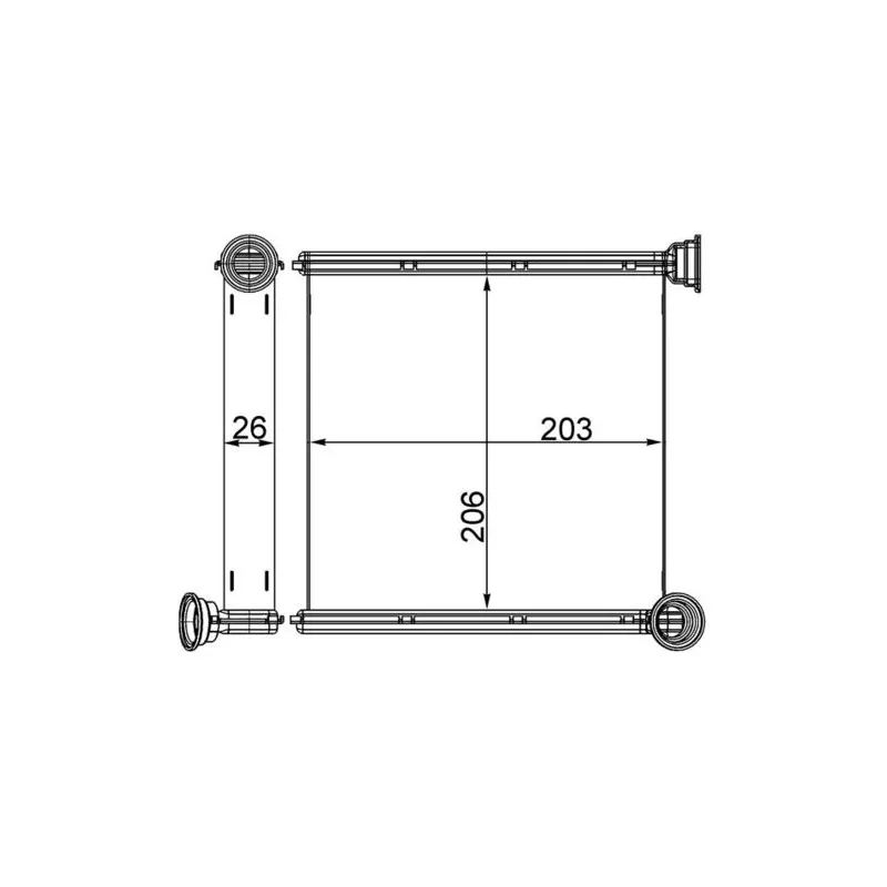 Système de chauffage MAHLE AH 256 000S