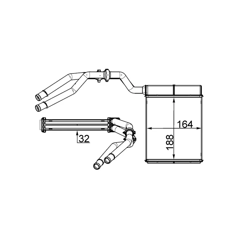 Système de chauffage MAHLE AH 257 000S