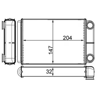 Système de chauffage MAHLE AH 258 000S