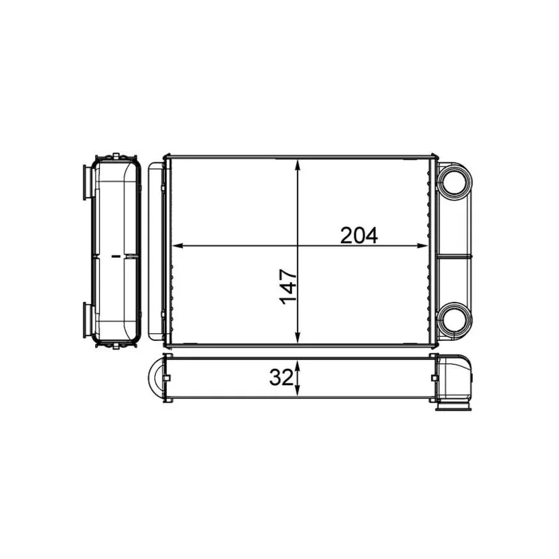Système de chauffage MAHLE AH 258 000S