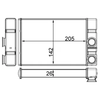 Système de chauffage MAHLE AH 260 000S
