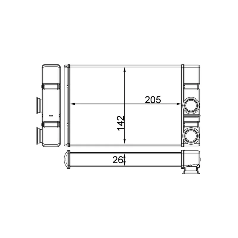 Système de chauffage MAHLE AH 260 000S