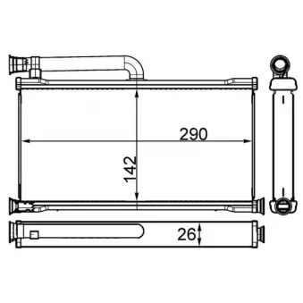 Système de chauffage MAHLE AH 261 000S
