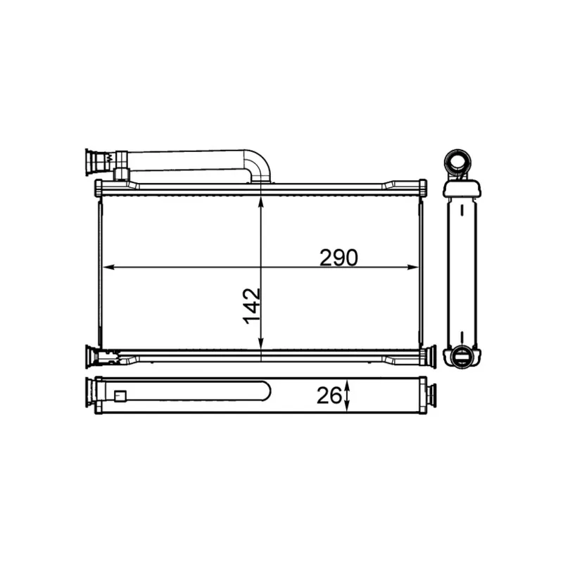 Système de chauffage MAHLE AH 261 000S