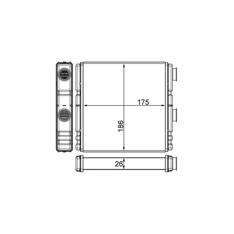 Système de chauffage MAHLE AH 262 000S