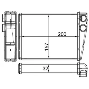 Système de chauffage MAHLE AH 263 000S
