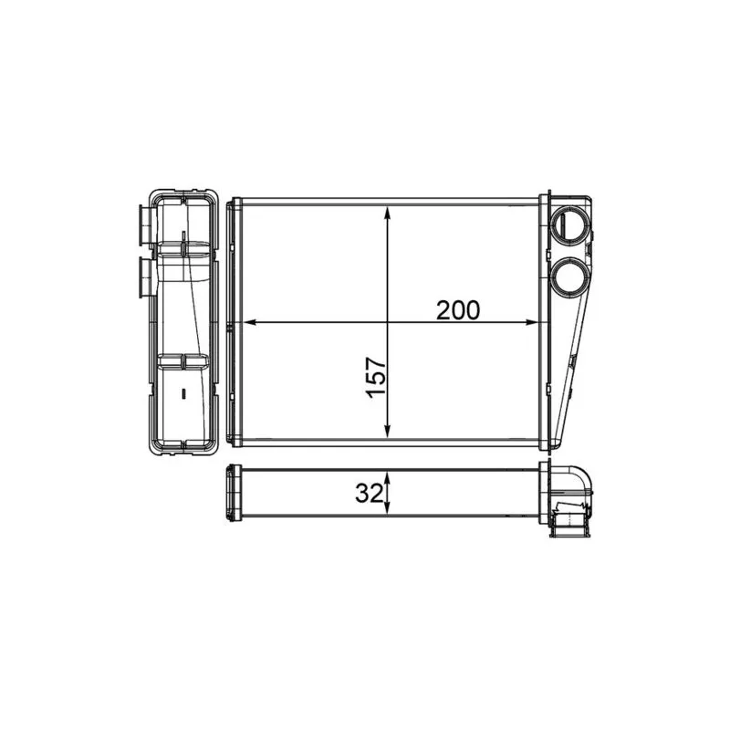 Système de chauffage MAHLE AH 263 000S
