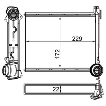 Système de chauffage MAHLE AH 264 000S
