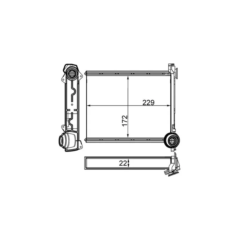 Système de chauffage MAHLE AH 264 000S