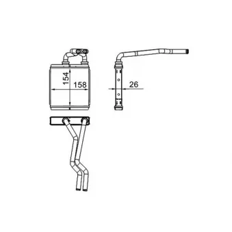Système de chauffage MAHLE AH 267 000S