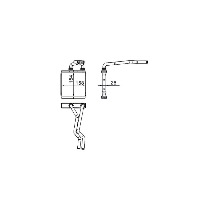 Système de chauffage MAHLE AH 267 000S