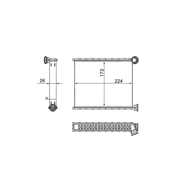 Système de chauffage MAHLE AH 269 000S