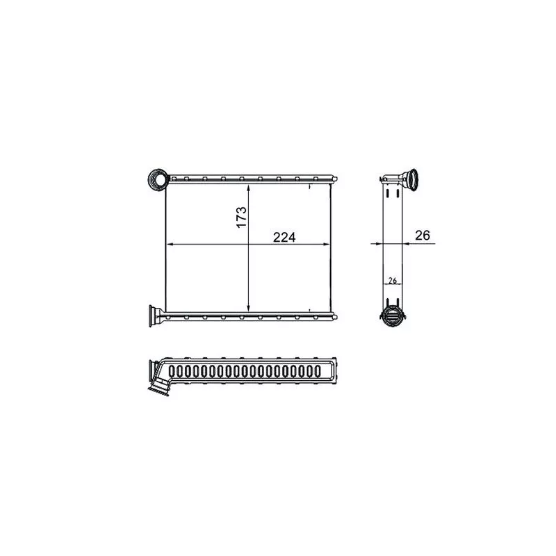 Système de chauffage MAHLE AH 270 000S